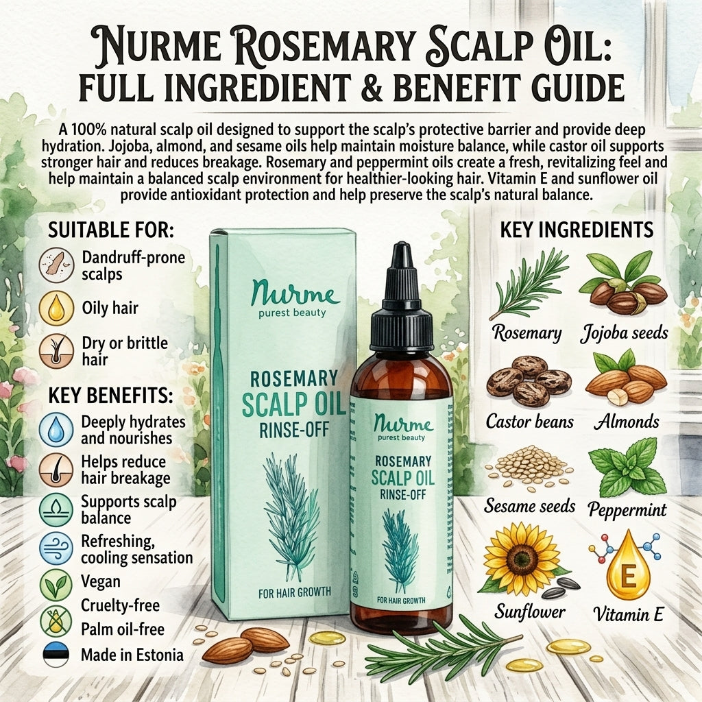 Rosemary Scalp Oil for Hair Growth, 100 ml